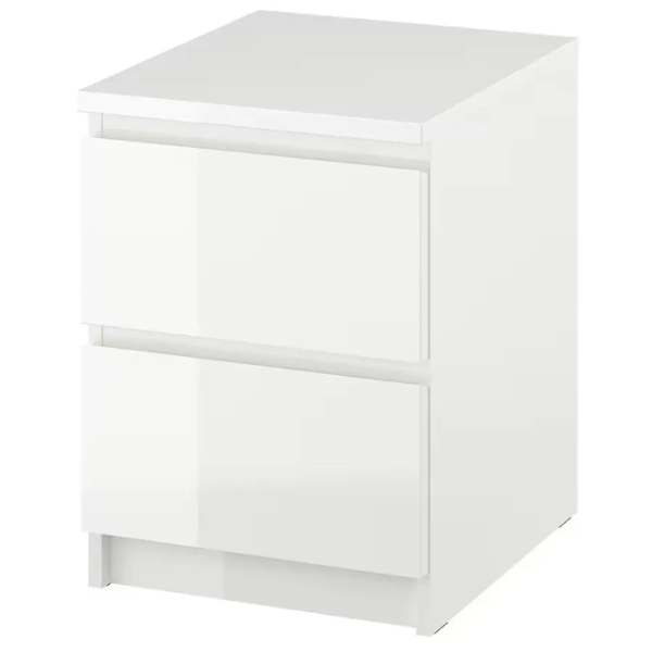 Тумбочки Ikea Malm 2 55 x 40 x 48см / ЛДСП / Темно Коричневый photo 1 Тумбочки Ikea Malm 2 55 x 40 x 48см / ЛДСП / Темно Коричневый photo 1