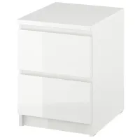 Noptiere Ikea Malm 2 55 x 40 x 48 / PAL / Dark Brown