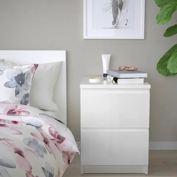 Тумбочки Ikea Malm 2 55 x 40 x 48см / ЛДСП / Темно Коричневый photo 2 Тумбочки Ikea Malm 2 55 x 40 x 48см / ЛДСП / Темно Коричневый photo 2