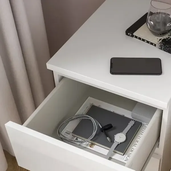 Тумбочки Ikea Malm 2 55 x 40 x 48см / ЛДСП / Темно Коричневый photo 3 Тумбочки Ikea Malm 2 55 x 40 x 48см / ЛДСП / Темно Коричневый photo 3