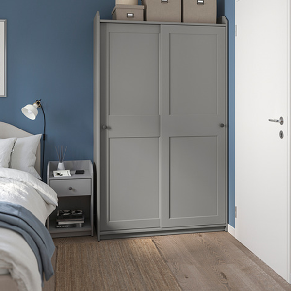 Тумбочки Ikea Hauga 63 x 40 x 36см / ЛДСП / Серый photo 4 Тумбочки Ikea Hauga 63 x 40 x 36см / ЛДСП / Серый photo 4