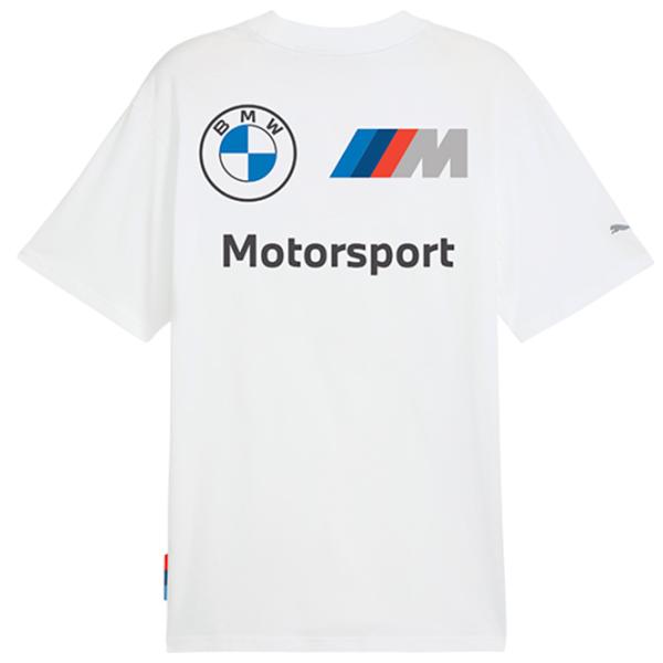 Tricou pentru bărbați Puma BMW Motorsport Stacked Logo 100% bumbac / White photo 2 Tricou pentru bărbați Puma BMW Motorsport Stacked Logo 100% bumbac / White photo 2