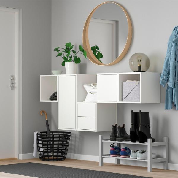 Полки Ikea Eket ДСП / Белый photo 3