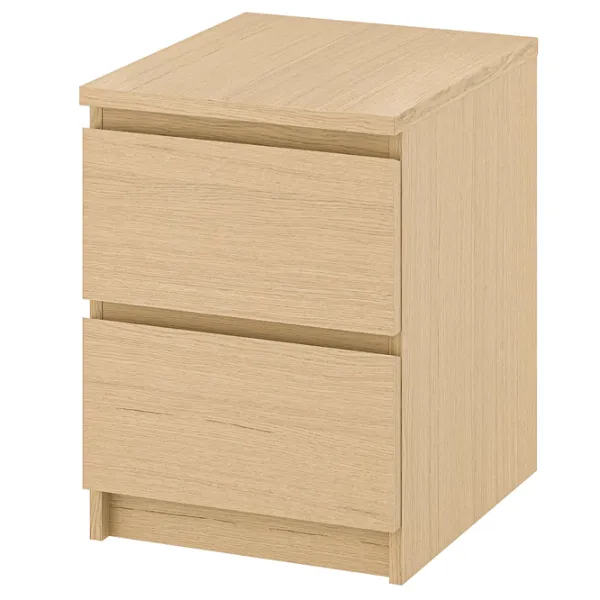 Noptiere Ikea Malm 2 55 x 40 x 48 / PAL / Lemn natural photo 1 Noptiere Ikea Malm 2 55 x 40 x 48 / PAL / Lemn natural photo 1