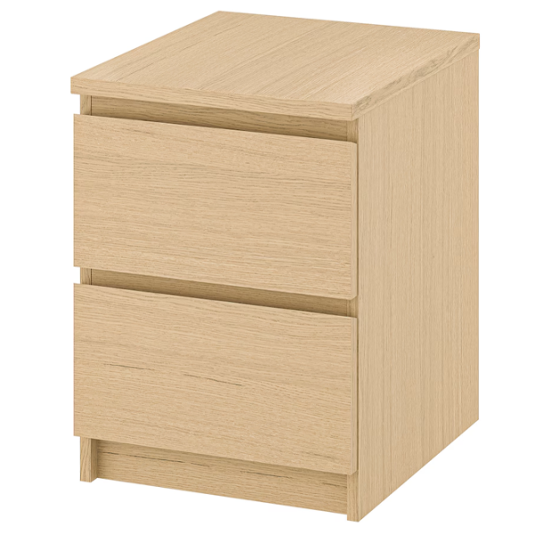 Noptiere Ikea Malm 2 55 x 40 x 48 / PAL / Lemn natural photo 1 Noptiere Ikea Malm 2 55 x 40 x 48 / PAL / Lemn natural photo 1