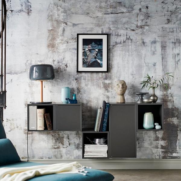 Rafturi Ikea Eket PAL / Dark Gray photo 5