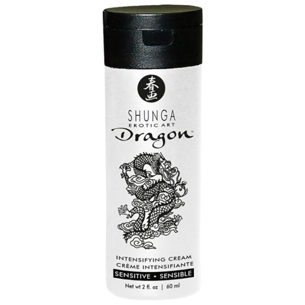 Масло для массажа Shunga Dragon Intensifying Cream Sensitive 0.06л/ без запаха / Прозрачный photo 1