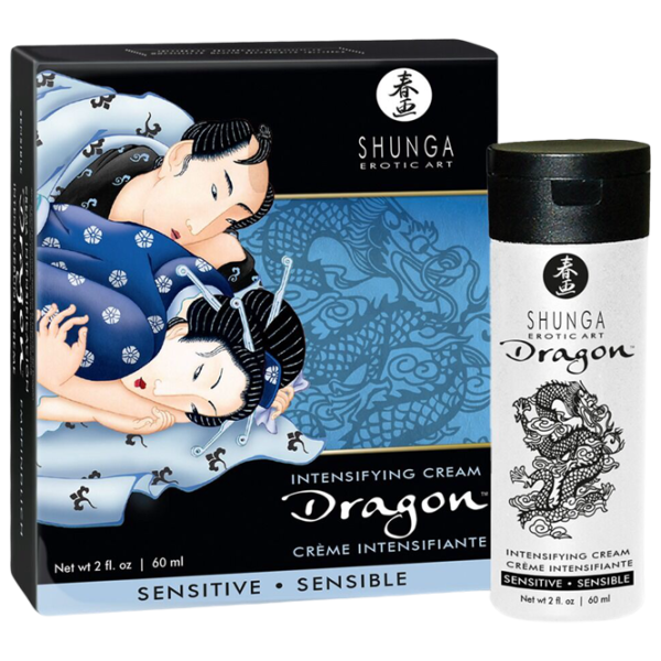 Масло для массажа Shunga Dragon Intensifying Cream Sensitive 0.06л/ без запаха / Прозрачный photo 3