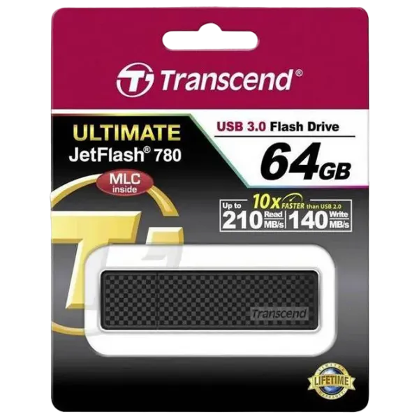 Transcend JetFlash 780 64 GB Black photo 2