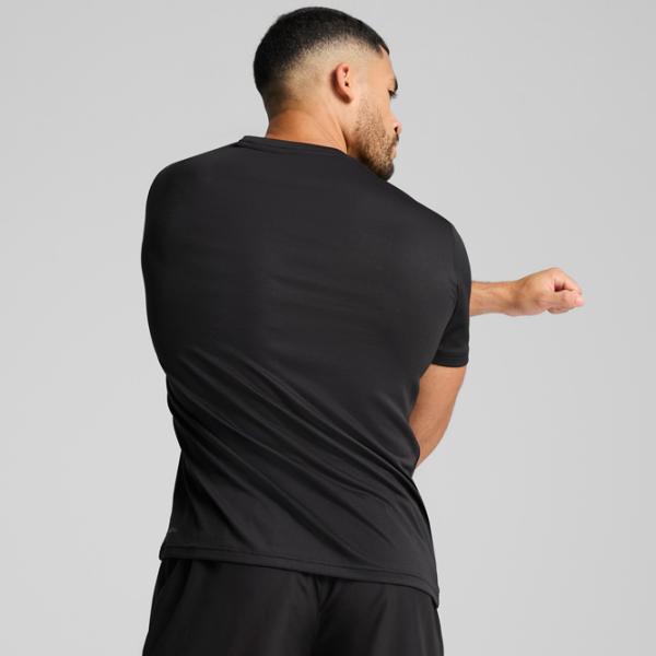 Tricou pentru bărbați Puma TAD Essentials Texture Poly 100% poliester / Black photo 4