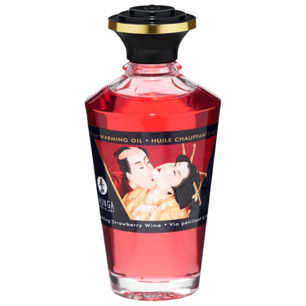 Масло для массажа Shunga Aphrodisiac Warming Oil 0.1л/ Клубника/ Красный photo 1 Масло для массажа Shunga Aphrodisiac Warming Oil 0.1л/ Клубника/ Красный photo 1
