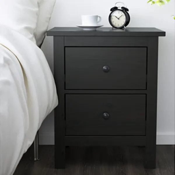 Noptiere Ikea Hemnes 2 66 x 54 x 38 / PAL / Dark Brown photo 2 Noptiere Ikea Hemnes 2 66 x 54 x 38 / PAL / Dark Brown photo 2