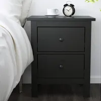 Noptiere Ikea Hemnes 2 66 x 54 x 38 / PAL / Dark Brown photo 2