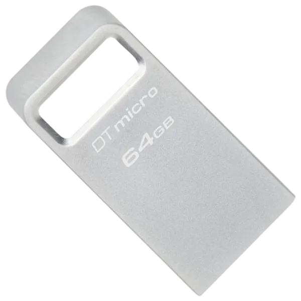 Kingston DataTraveler Micro G2 64 ГБ Серебряный photo 1