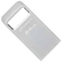 Kingston DataTraveler Micro G2 64 ГБ Серебряный