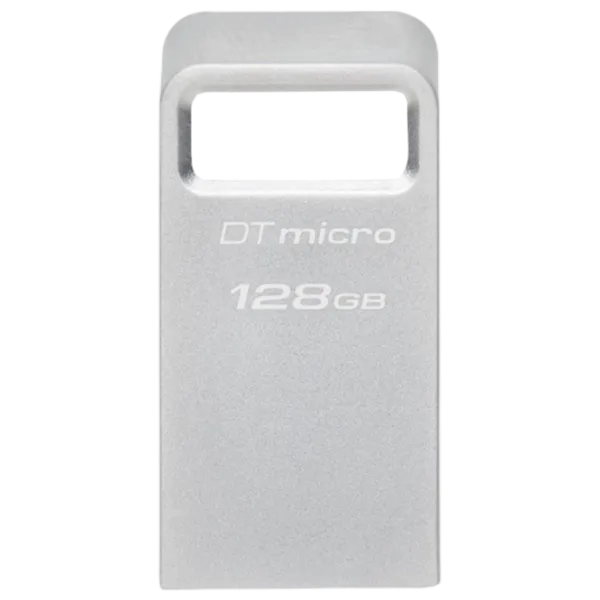 Kingston DataTravaler Micro 128 ГБ Серебряный photo 1