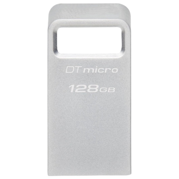 Kingston DataTravaler Micro 128 ГБ Серебряный photo 1