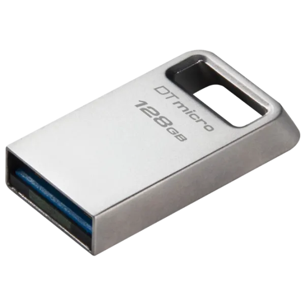 Kingston DataTravaler Micro 128 ГБ Серебряный photo 2
