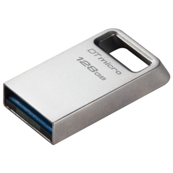 Kingston DataTravaler Micro 128 ГБ Серебряный photo 2