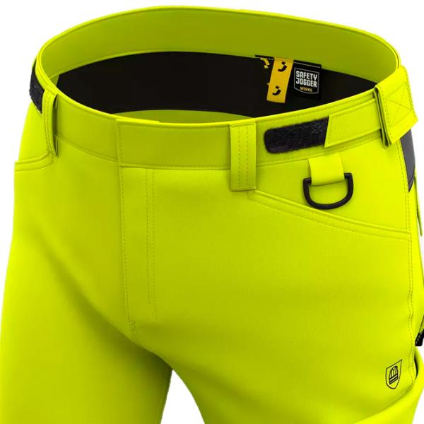Pantaloni de lucru pentru bărbați SAFETY JOGGER SCUTI HIVIS 46 / Yellow photo 2