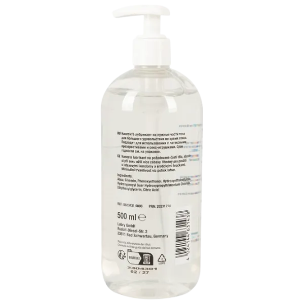 Смазка Just Glide Anal 0.5л/ без запаха / Прозрачный photo 4 Смазка Just Glide Anal 0.5л/ без запаха / Прозрачный photo 4
