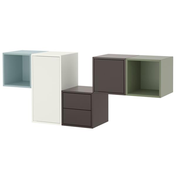 Полки Ikea Eket ДСП / Разноцветный photo 1