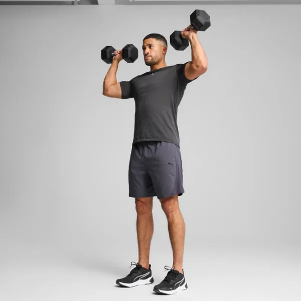 Tricou pentru bărbați Puma TAD TECH Seamless 28% nailon / Anthracite photo 4