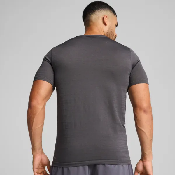 Tricou pentru bărbați Puma TAD TECH Seamless 28% nailon / Anthracite photo 4