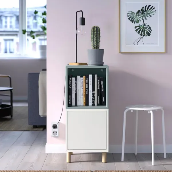 Noptiere Ikea Eket 80 x 35 x 35 / PAL / Blue/White photo 3 Noptiere Ikea Eket 80 x 35 x 35 / PAL / Blue/White photo 3