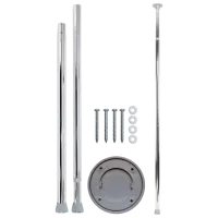 Танцевальный шест Fetish Fantasy Fantasy Dance Pole Серебряный