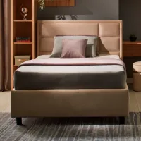 Детская кровать Ambianta Amigo 120 x 200 см / ЛДСП / Бежевый