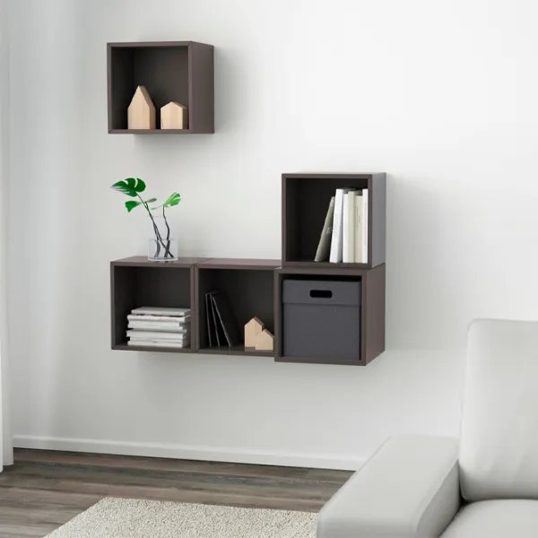 Полки Ikea Eket ДСП / Тёмно-серый photo 4