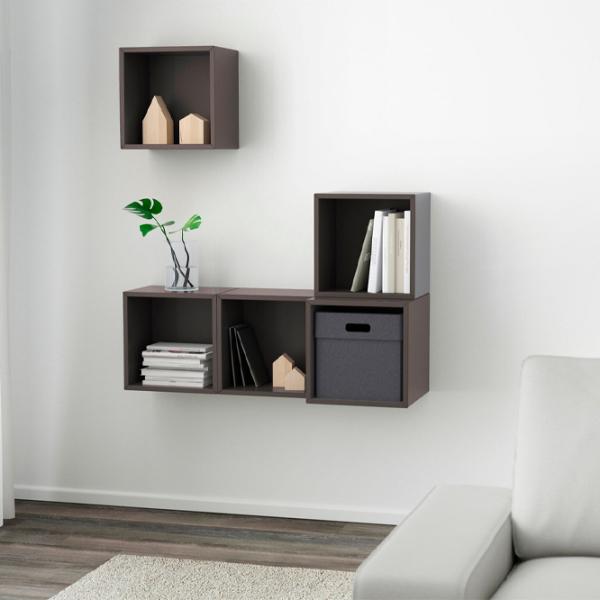 Полки Ikea Eket ДСП / Тёмно-серый photo 4