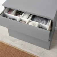 Комод Ikea Malm 78 x 80 x 48см / МДФ / Серый photo 3