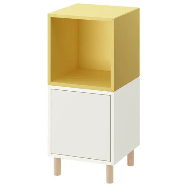 Тумбочки Ikea Eket 80 x 35 x 35см / ЛДСП / Yellow/White photo 1 Тумбочки Ikea Eket 80 x 35 x 35см / ЛДСП / Yellow/White photo 1