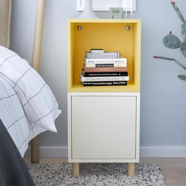 Тумбочки Ikea Eket 80 x 35 x 35см / ЛДСП / Yellow/White photo 3 Тумбочки Ikea Eket 80 x 35 x 35см / ЛДСП / Yellow/White photo 3