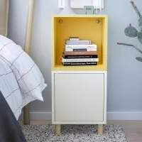 Noptiere Ikea Eket 80 x 35 x 35 / PAL / Yellow/White photo 3