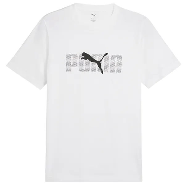 Футболка для мужчин Puma Ess Logo Lab Tee 100% хлопок / Белый photo 1