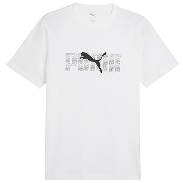 Футболка для мужчин Puma Ess Logo Lab Tee 100% хлопок / Белый photo 1