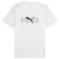 Футболка для мужчин Puma Ess Logo Lab Tee 100% хлопок / Белый