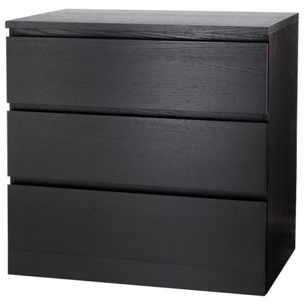 Комод Ikea Malm 78 x 80 x 48см / МДФ / Черно-коричневый photo 1