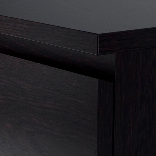 Комод Ikea Malm 78 x 80 x 48см / МДФ / Черно-коричневый photo 2