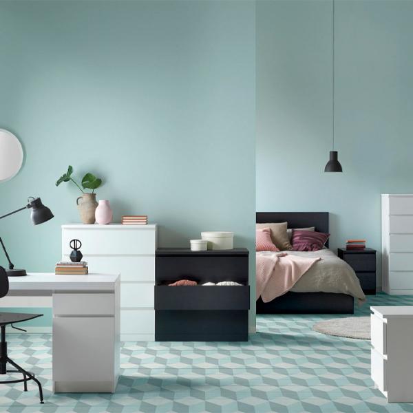 Комод Ikea Malm 78 x 80 x 48см / МДФ / Черно-коричневый photo 4