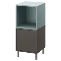 Тумбочки Ikea Eket 80 x 35 x 35см / ЛДСП / Blue/Gray