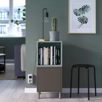 Тумбочки Ikea Eket 80 x 35 x 35см / ЛДСП / Blue/Gray photo 3