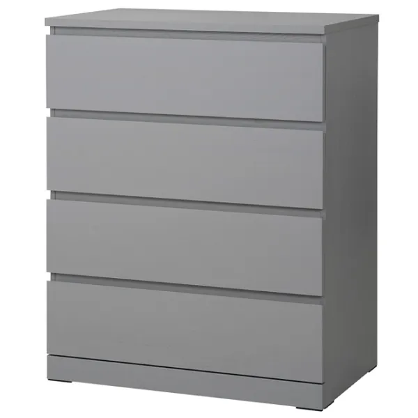 Comodă Ikea Malm 100 x 80 x 48 / MDF / Gray photo 1
