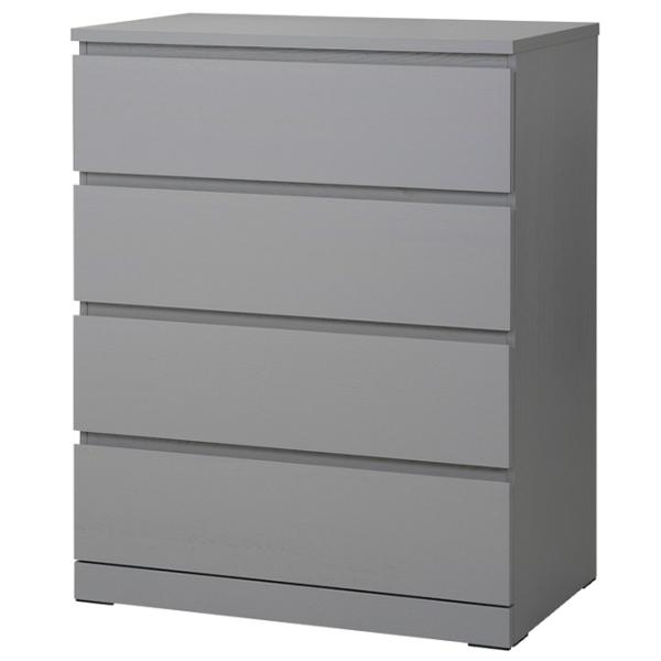 Comodă Ikea Malm 100 x 80 x 48 / MDF / Gray photo 1