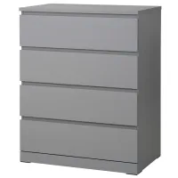 Comodă Ikea Malm 100 x 80 x 48 / MDF / Gray