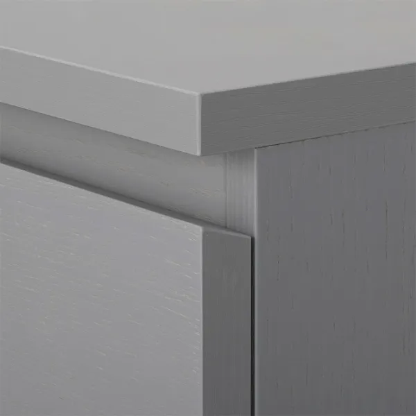Comodă Ikea Malm 100 x 80 x 48 / MDF / Gray photo 2