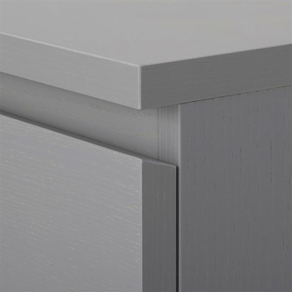 Comodă Ikea Malm 100 x 80 x 48 / MDF / Gray photo 2
